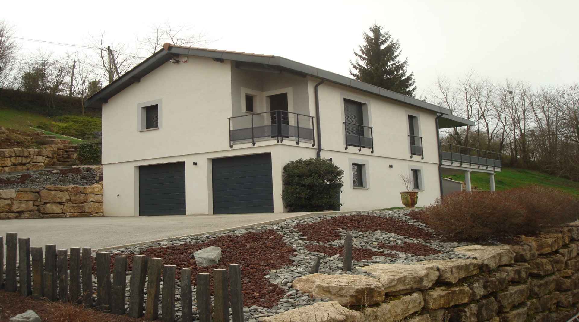 Constructeur de maison d’architecte et agrandissement de maison en Beaujolais - Val de Saône