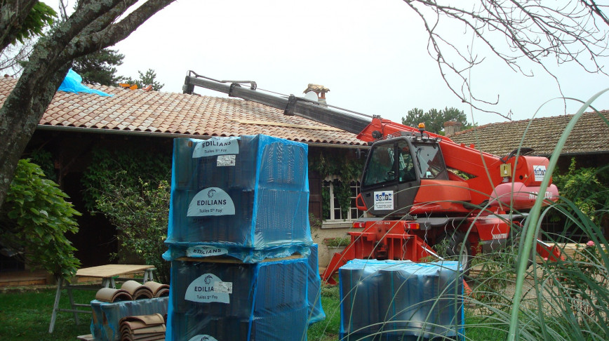 Réalisation d’une couverture à Saint Didier sur Chalaronne - 01140