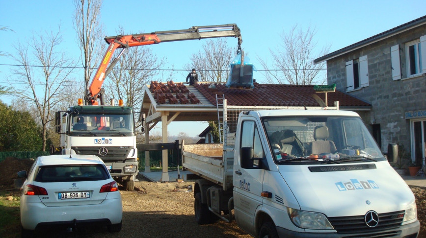 Réalisation d’un carport à Chaneins - 01990