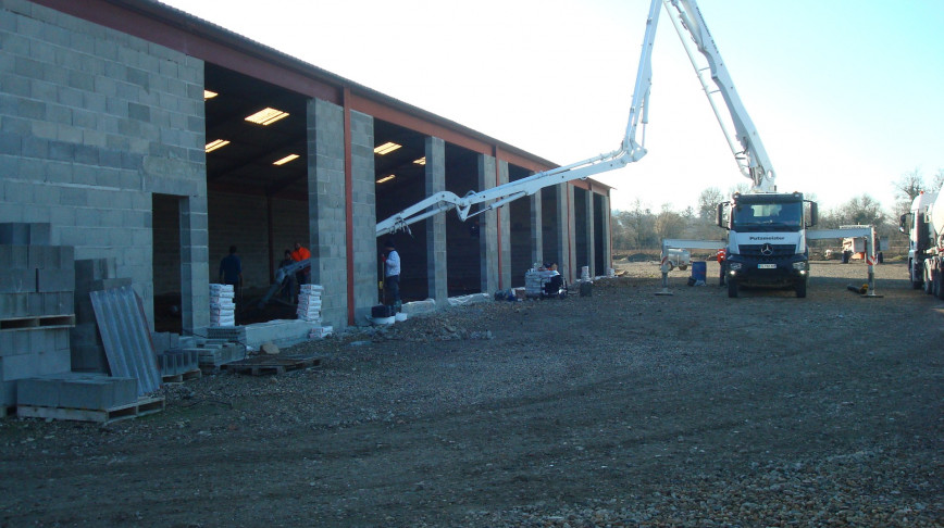 Réalisation d’un bâtiment industriel à Mogneneins - 01140