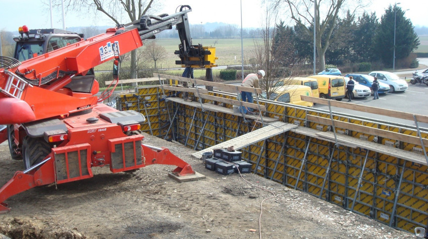 Réalisation d’un mur de soutènement à Belleville-en-Beaujolais - 69220