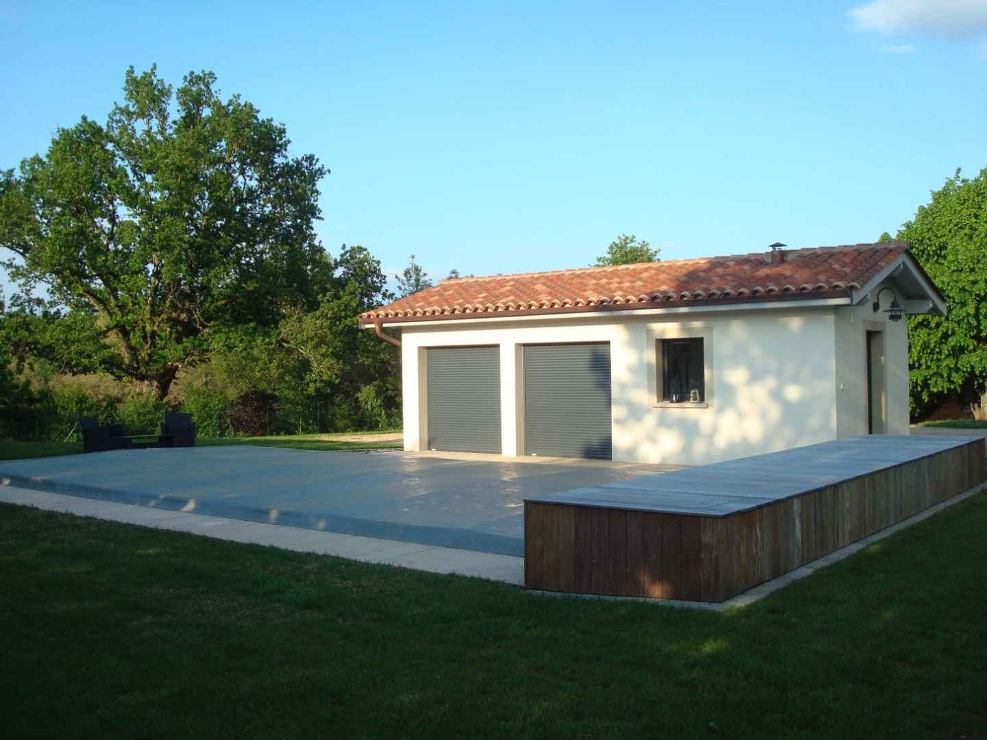 Réalisation d’un pool house