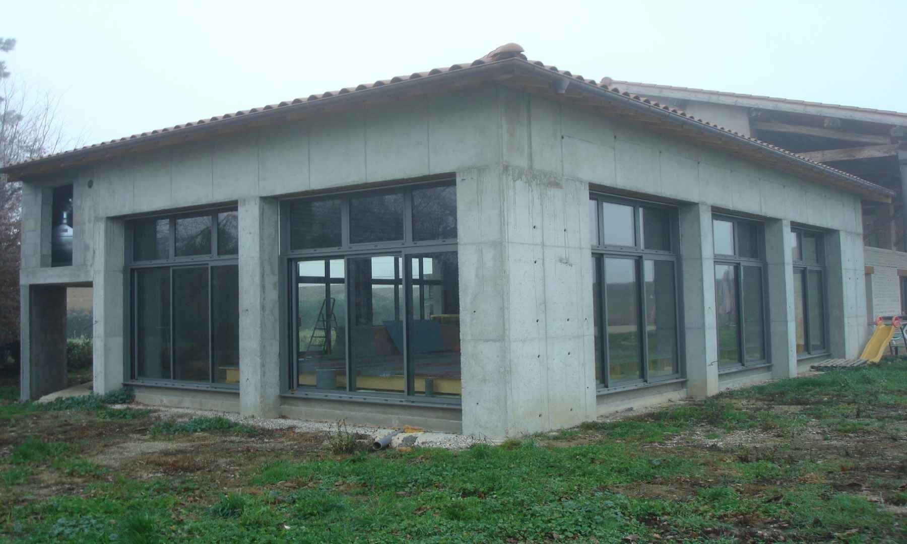 Réalisation d’un bâtiment en béton banché