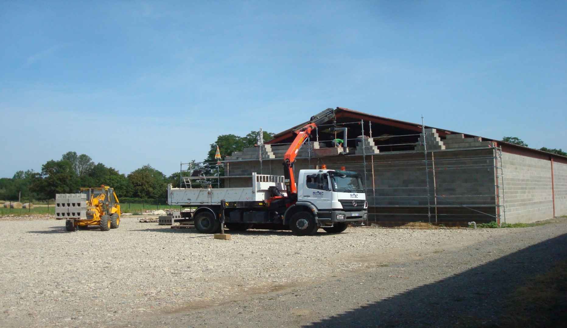 Réalisation d’un bâtiment industriel à Mogneneins - 01140