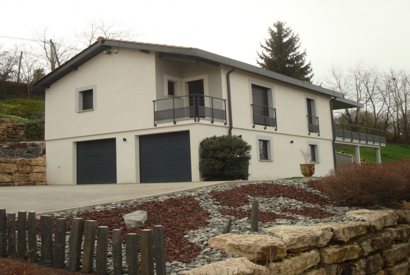 Réalisation d’enduit sur une maison à Chatillon-sur-Chalaronne - 01400