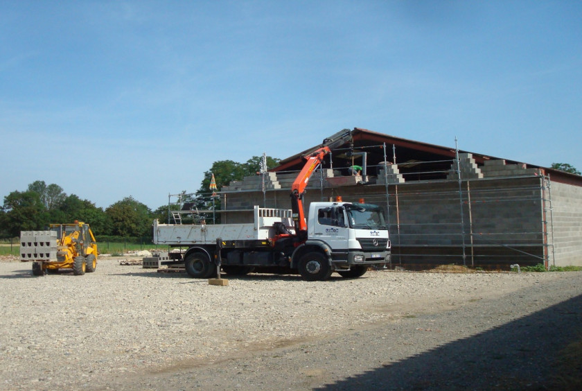 Réalisation d’un bâtiment industriel à Mogneneins - 01140