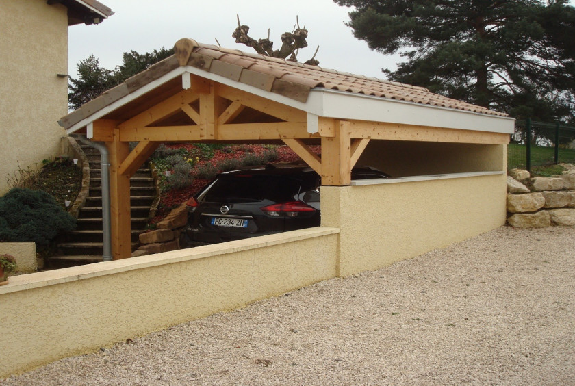 Réalisation d’un carport à Mogneneins - 01140