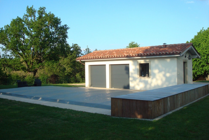 Réalisation d’un pool house